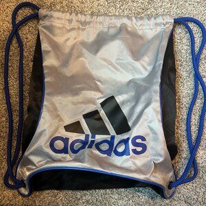 Adidas Drawstring Black and Blue bag